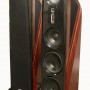 Legacy Aeris Speakers Rosewood and Black Pearl